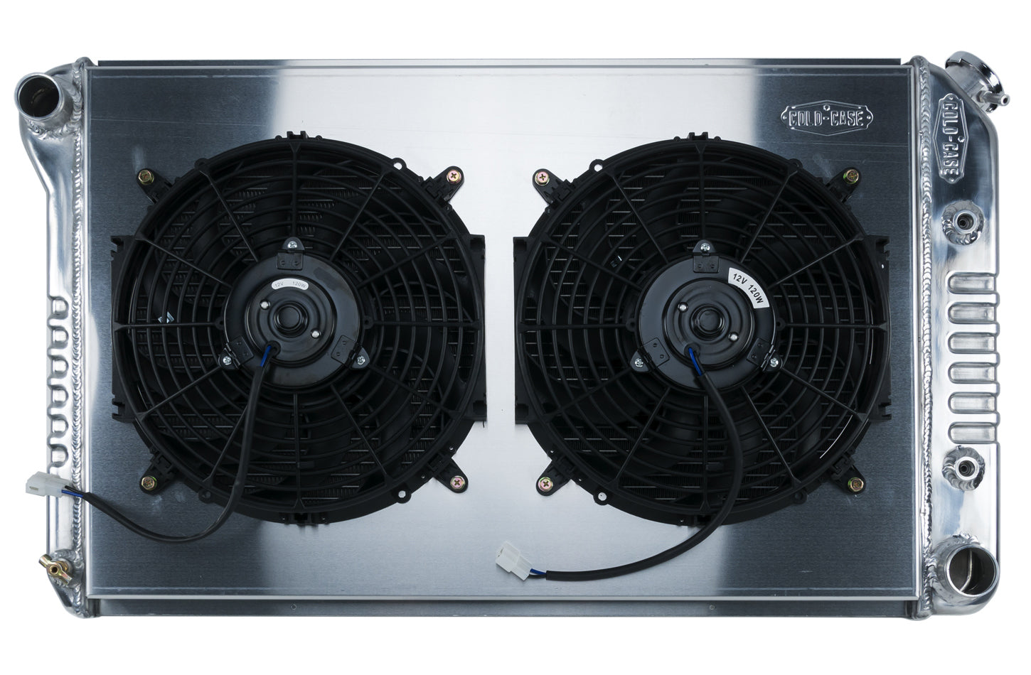 78-88 GM G-Body Radiator & 12in Dual Fan Kit AT Radiator Kit COLD-CASE Radiators