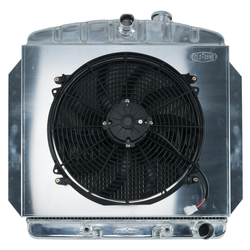 60-62 Chevy Truck C/K Radiator & 16in Fan Radiator Kit COLD-CASE Radiators
