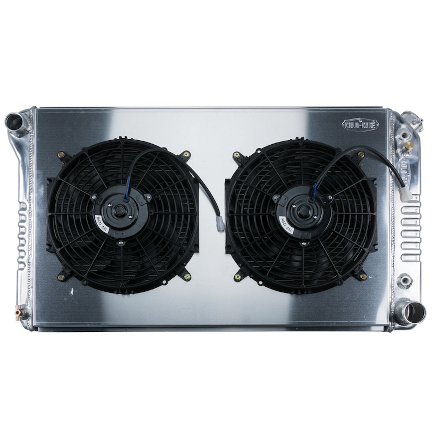 77-87 GM P/U Radiator AT 19in Dual 12in Fans Radiator Kit COLD-CASE Radiators