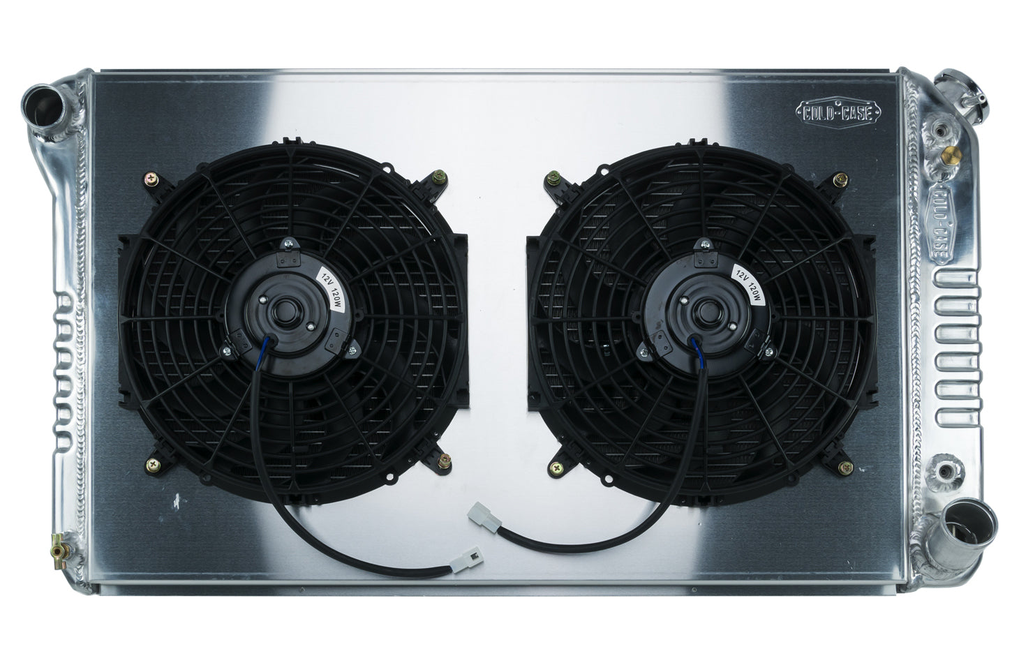 67-76 Chevy GMC Pickup Radiator & 12in Fan Radiator Kit COLD-CASE Radiators