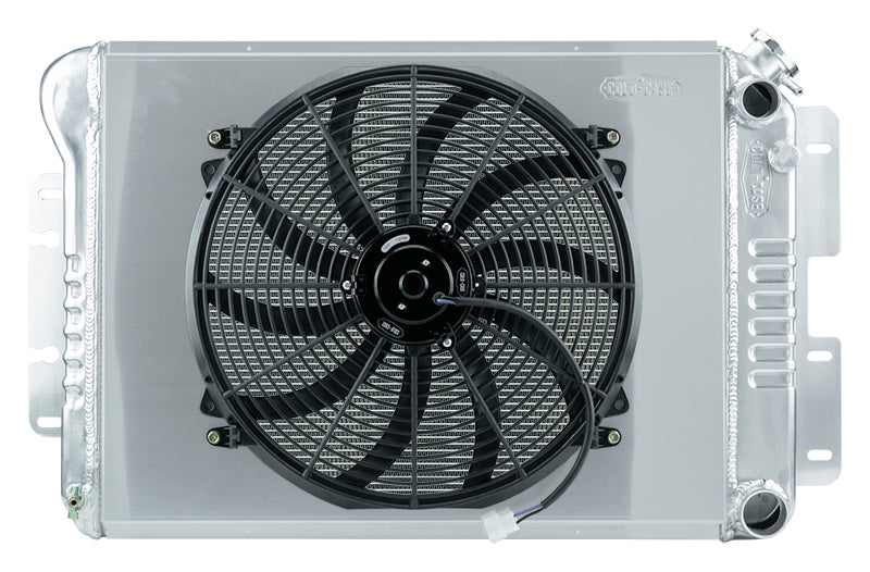 67-69 Camaro/Firebird LS SWAP Aluminum Radiator And 16 Inch Fan Kit Cold Case Radiators Radiator Kit COLD-CASE Radiators