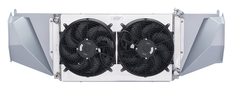 66-67 Nova Billet Radiator Support Module Radiator Kit COLD-CASE Radiators