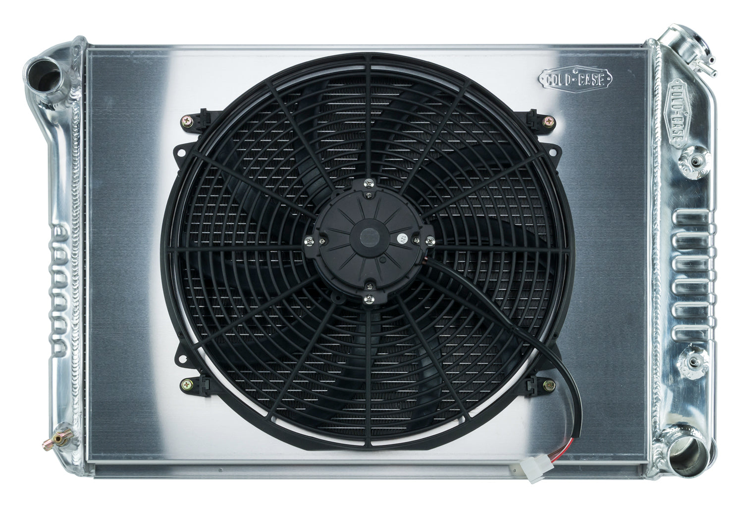 68-79 Nova BB Aluminum Performance Radiator And 16 Inch Fan Kit AT Cold Case Radiators Radiator Kit COLD-CASE Radiators