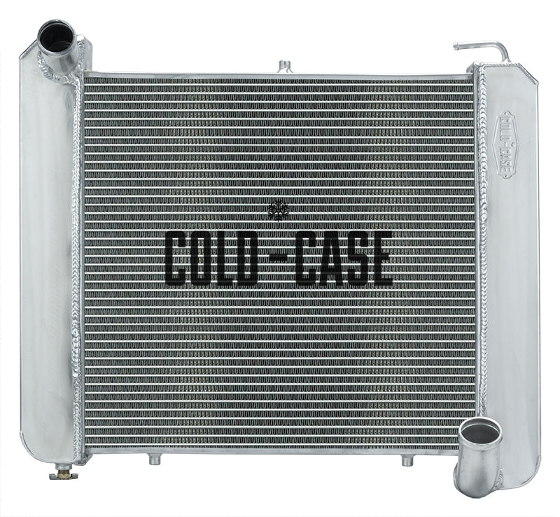 Corvette Radiator For 61-62 Corvette Polished Aluminum Cold Case Radiator Radiator COLD-CASE Radiators