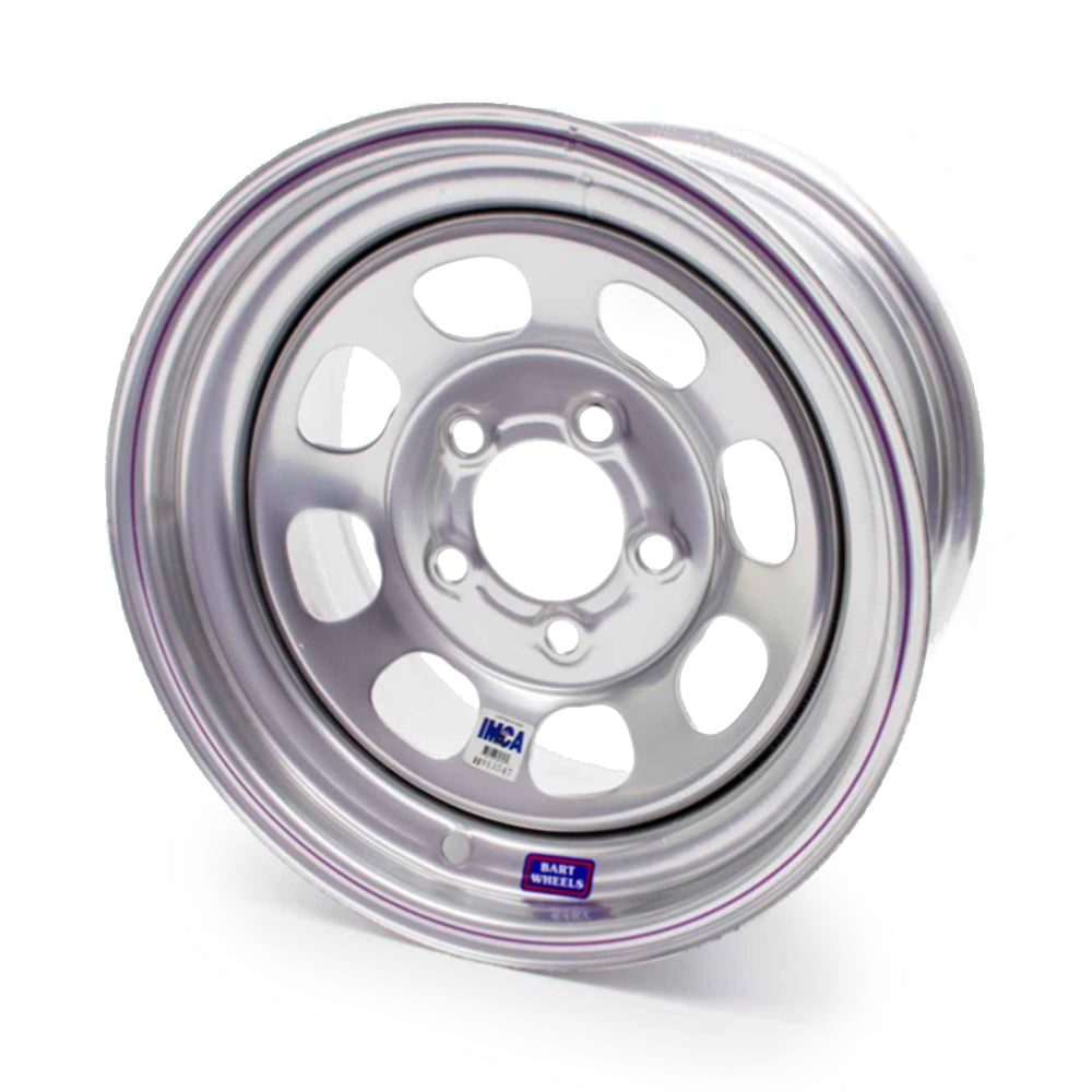 15x8 5-4x3/4 4in bs Silver Painted Wheels Bart Wheels