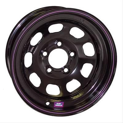 15x7 5x4.5 2in BS Black Wheels Bart Wheels