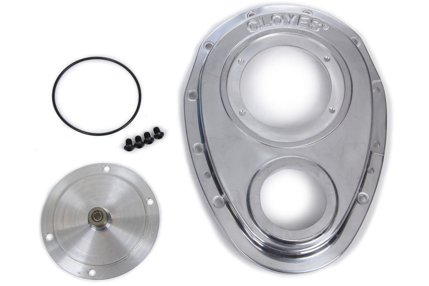 Aluminum Timing Cover - SBC w/BBC Snout Timing Covers Cloyes