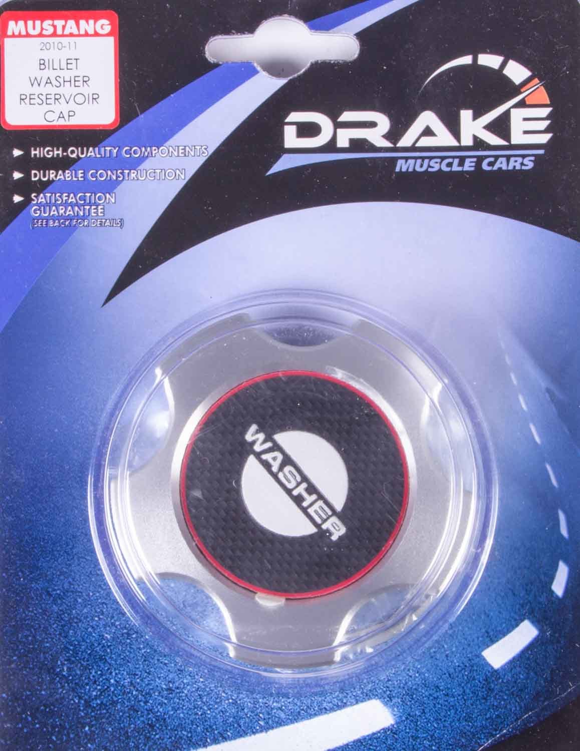 Washer Fluid Cap Billet 05-14 Mustang Windshield Washer Reservoirs Scott Drake