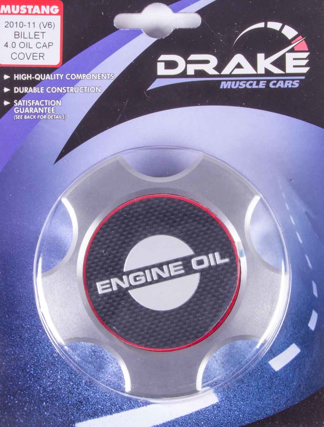 Oil Cap Cover Billet 07-14 Mustang 5.4/5.8L Valve Cover Filler Tubes and Caps Scott Drake