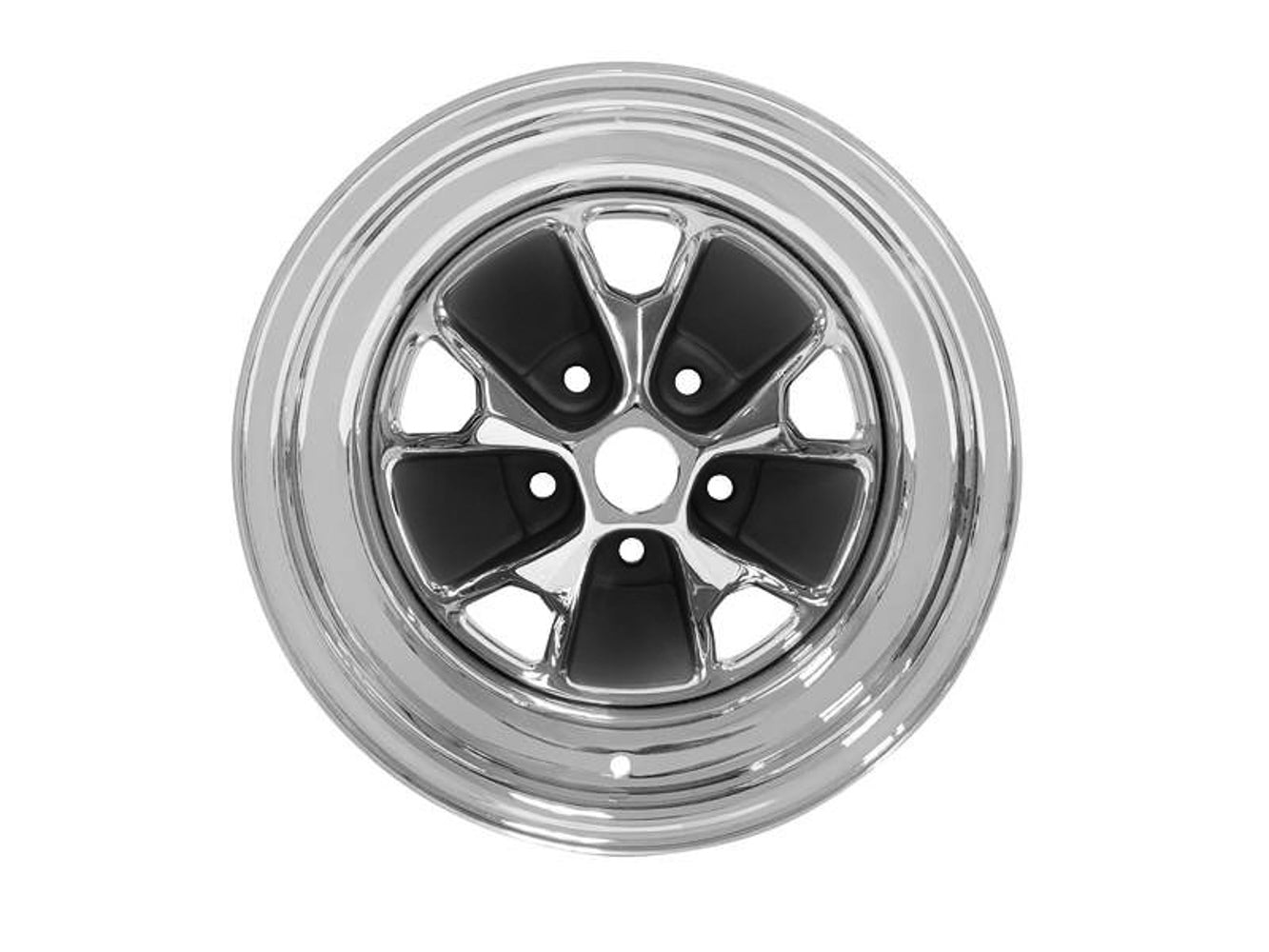 14 x 7 Mustang Styled Steel Wheel Charcoal Wheels Scott Drake