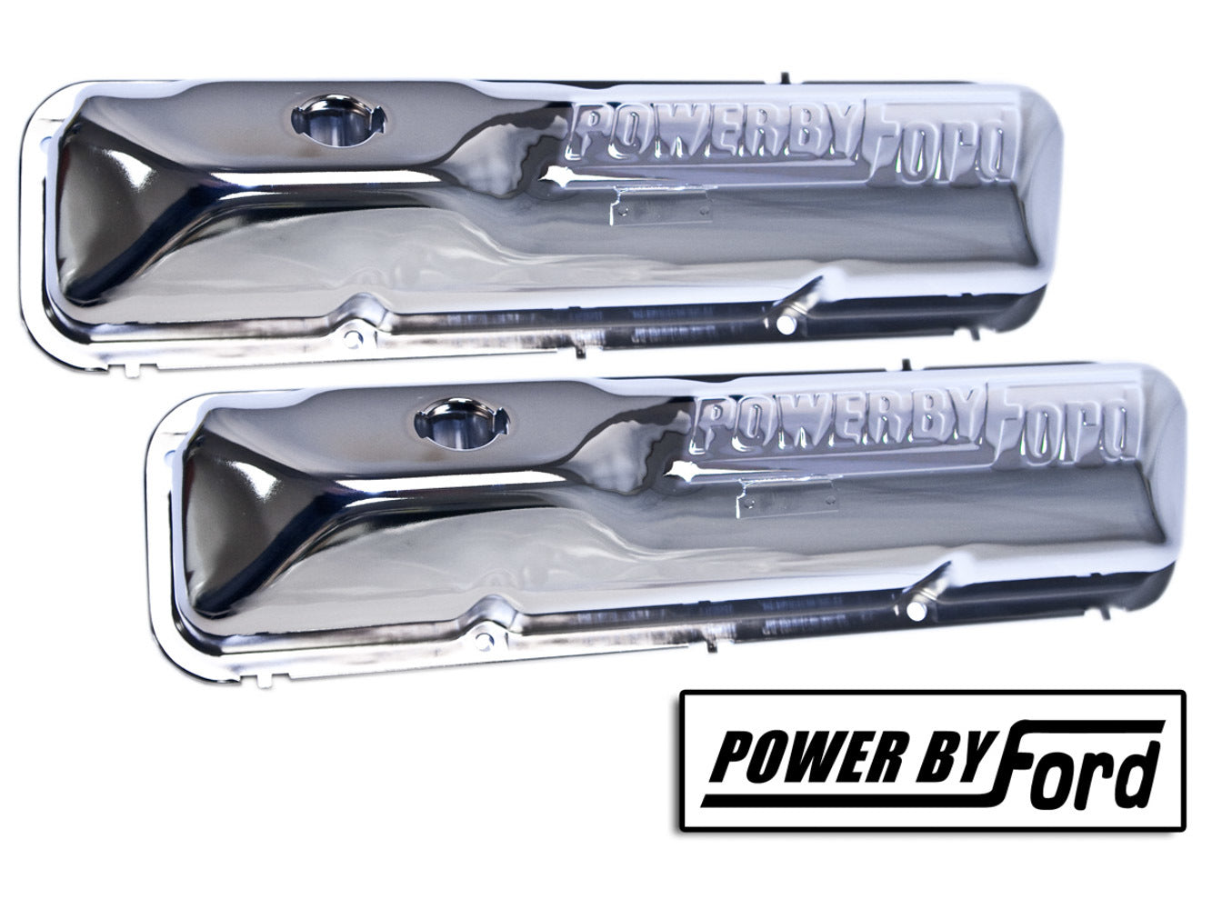 390/428 Valve Cover Chrome Power By Ford Valve Covers Scott Drake