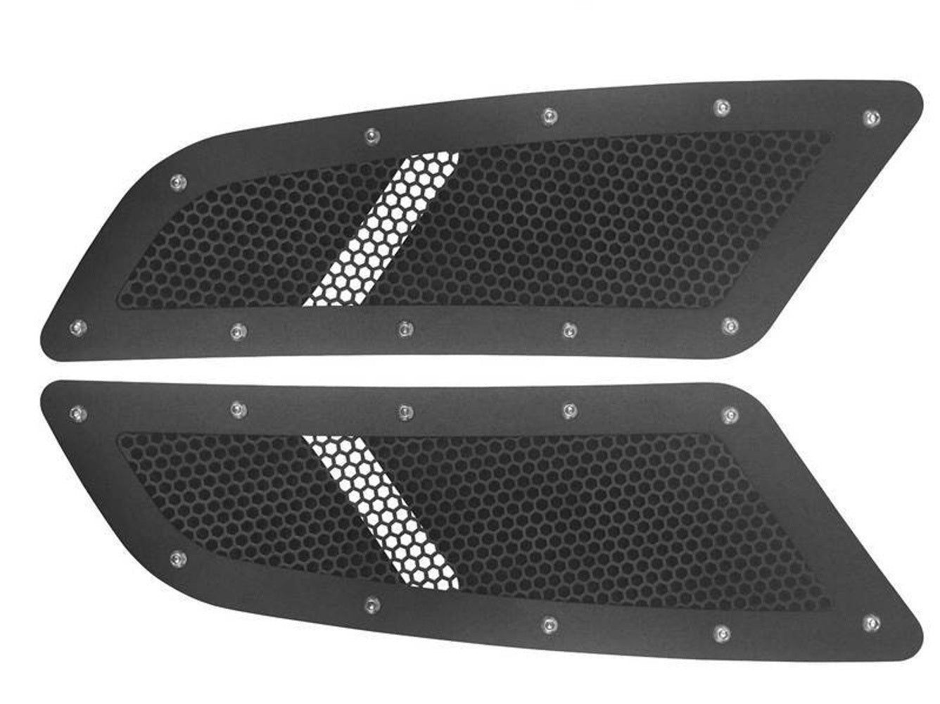 15- Black Speed Mesh H ood Vents Exterior Trim Scott Drake