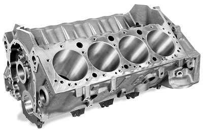 SBC Little M Iron Block 9.025 4.000/350 Engines, Bare Blocks Dart
