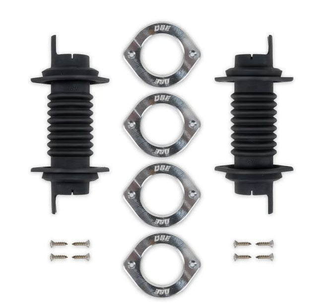 Door Jamb Wiring Boot Kit - Billet Trim Protective Wire Sleeve Detroit Speed and Engineering