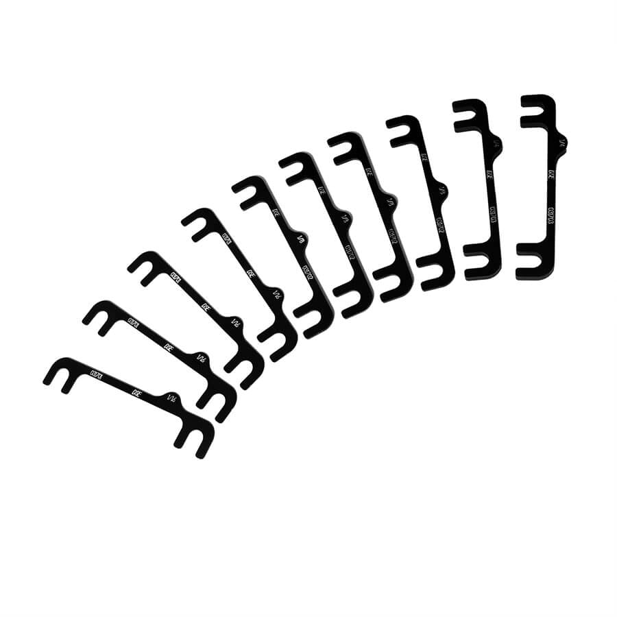 Camber Shim Track Kit 70-81 GM F-Body Front Control Arm Mounts and Brackets Detroit Speed and Engineering