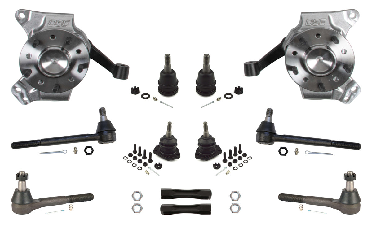 Front Drop Spindle Kit 67-70 C10 Truck Spindles and Components Detroit Speed and Engineering