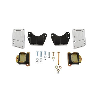 Engine Mount Bracket Kit - GM LS w/DSE Subframe Motor Mounts Detroit Speed and Engineering
