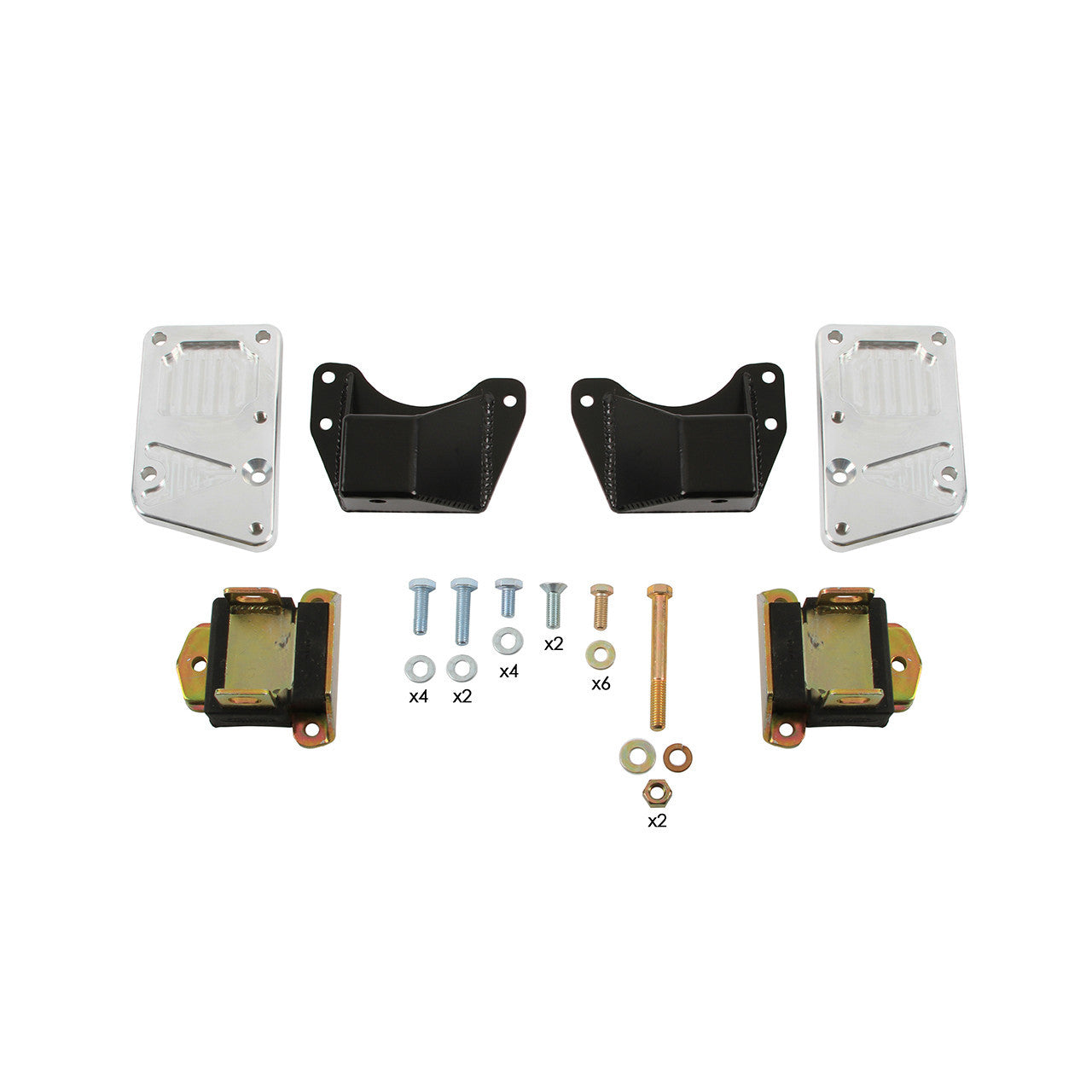Engine Mount Bracket Kit - GM LS w/DSE Subframe Motor Mounts Detroit Speed and Engineering