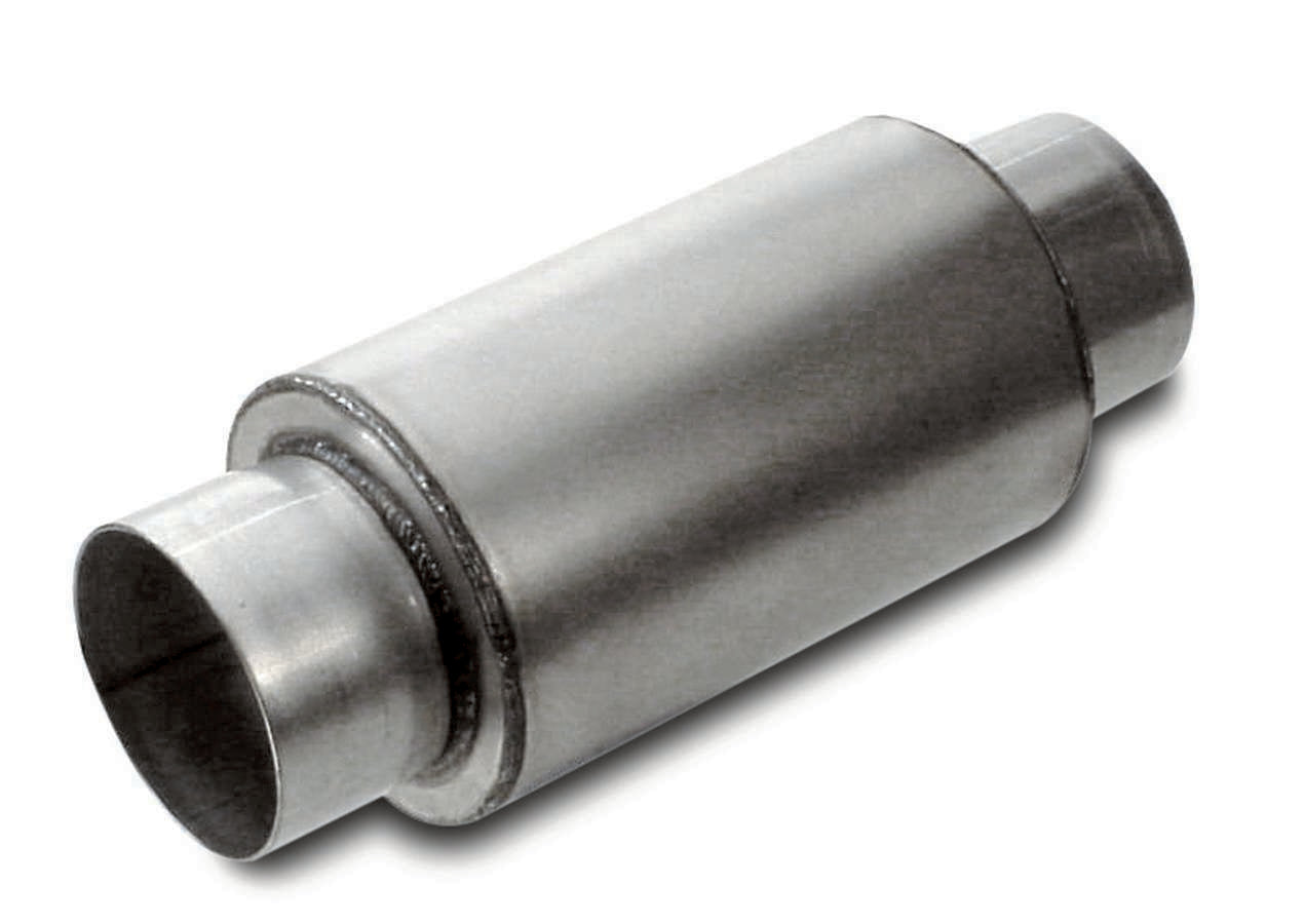 3.5in Race Muffler Split-Flow Exhaust, Mufflers & Tips Dynatech Headers