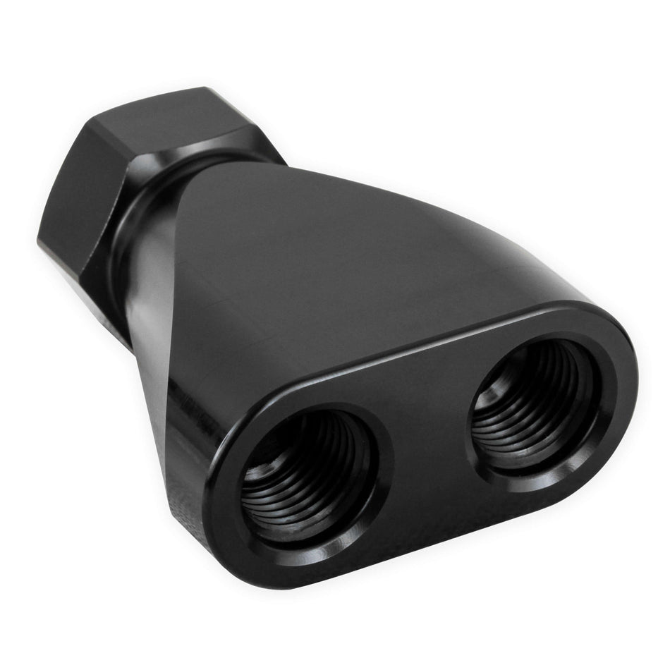 Distribution Block #8 ORB to Dual # 6 ORB AN-NPT Fittings and Components Earl's Performance