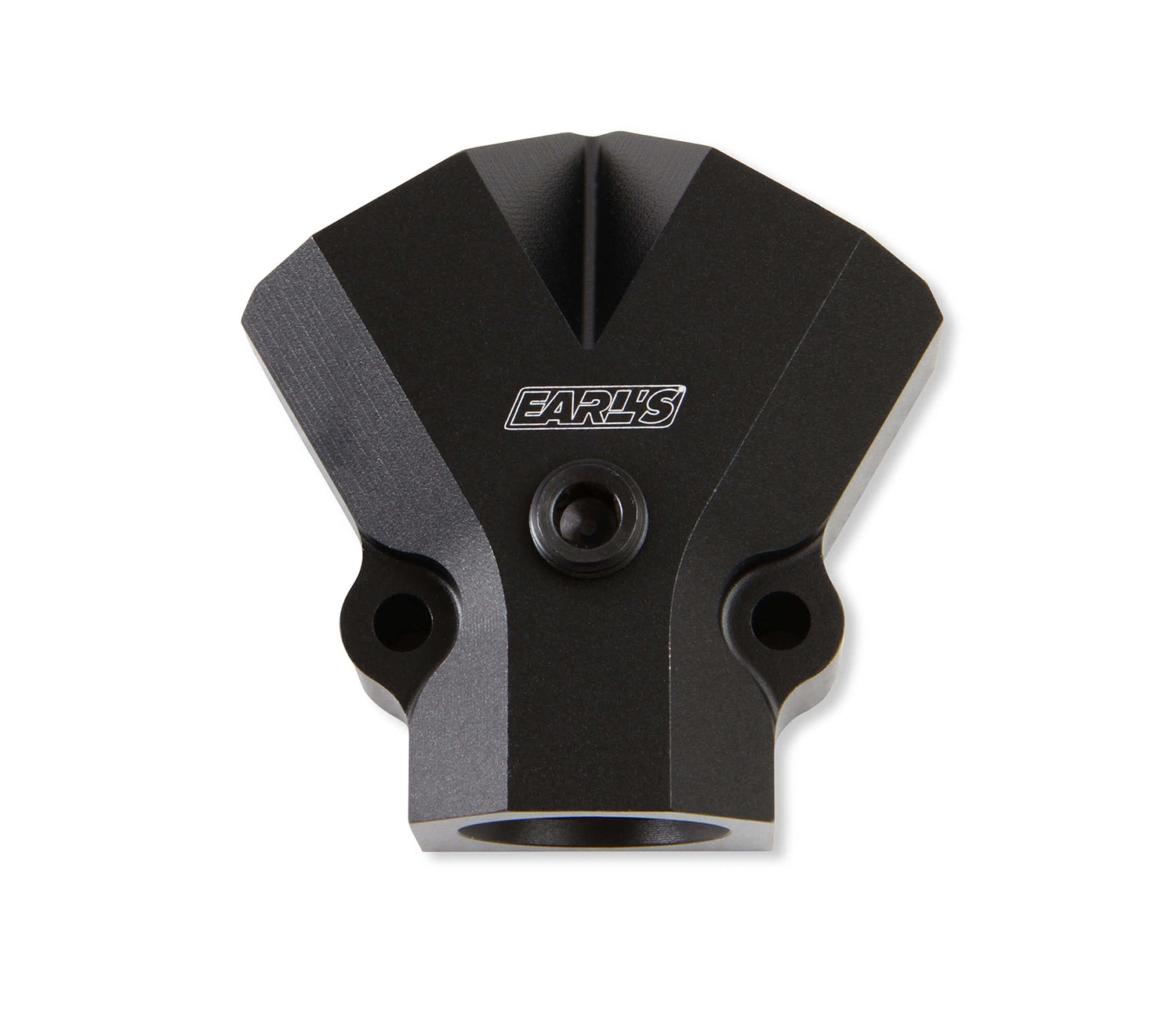 Fuel Y-Block 1/2in NPT Inlet-Dual 3/8in NPT Out AN-NPT Fittings and Components Earl's Performance