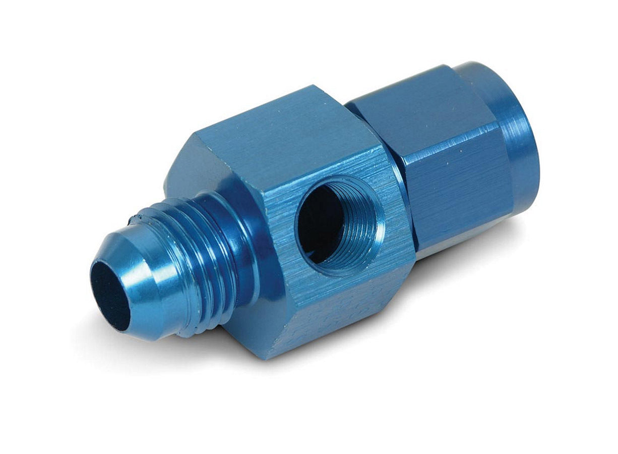 Gauge Adapter -6M to -6F w/1/8 Npt Port AN-NPT Fittings and Components Earl's Performance