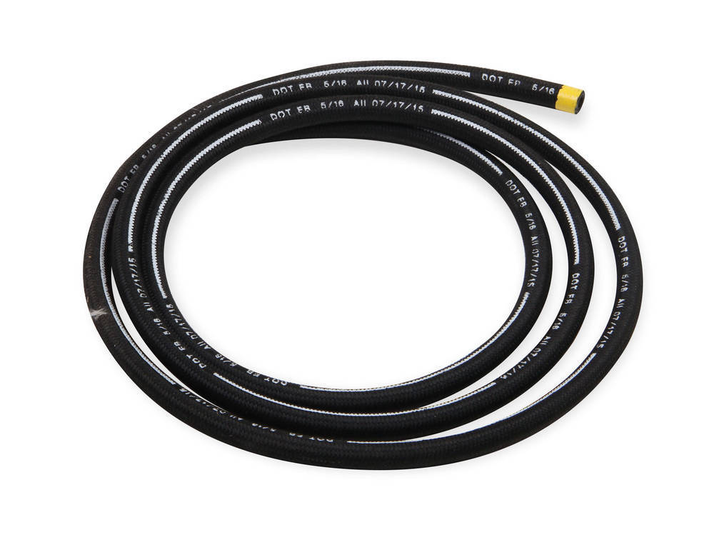 #6 Power Steering Hose 6ft Black Bulk Hose Earl's Performance