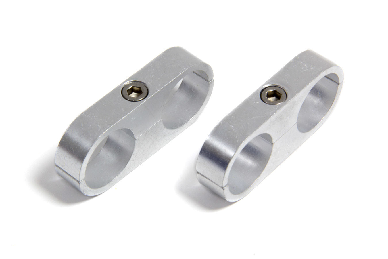 1in. Polished Alum. Hose/Tube Separator(2pk) Hose Support Brackets Earl's Performance