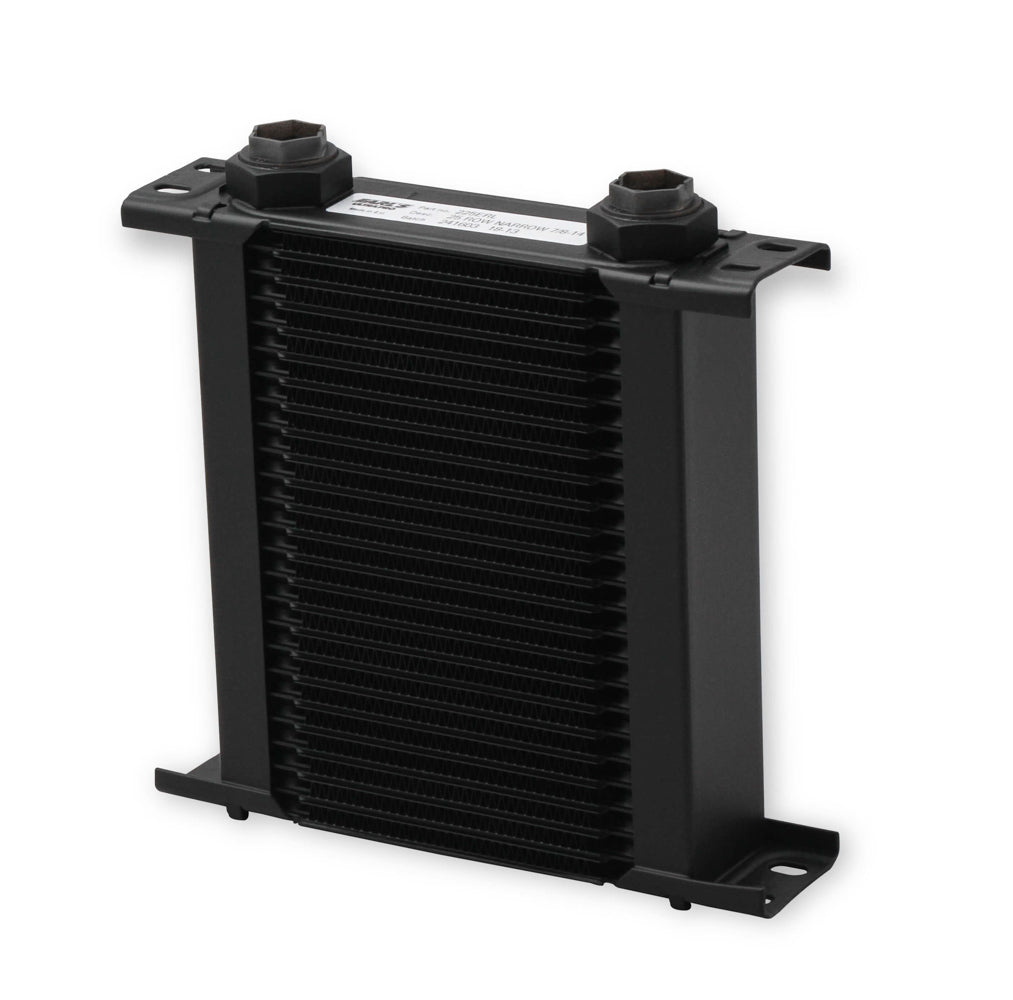 25 Row Ultrapro Cooler Narrow Black Fluid Coolers Earl's Performance