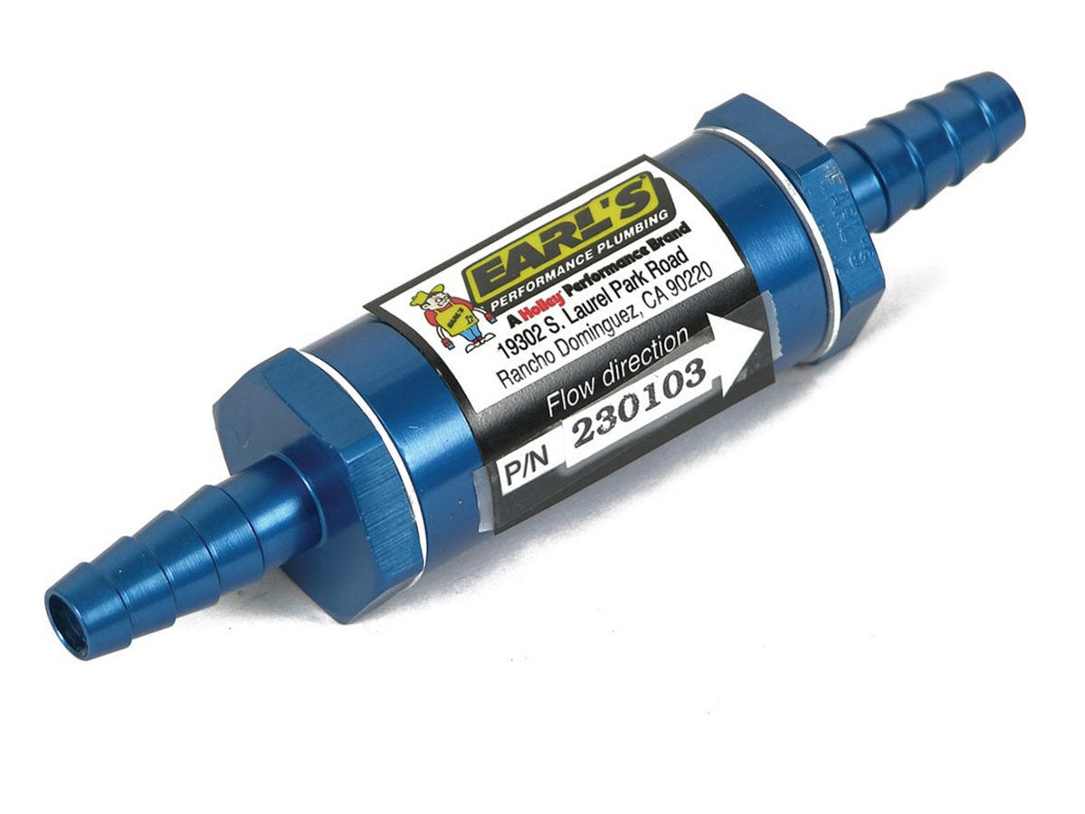 Fuel Filter Barb 5/16-3/8 Fuel Filters and Components Earl's Performance