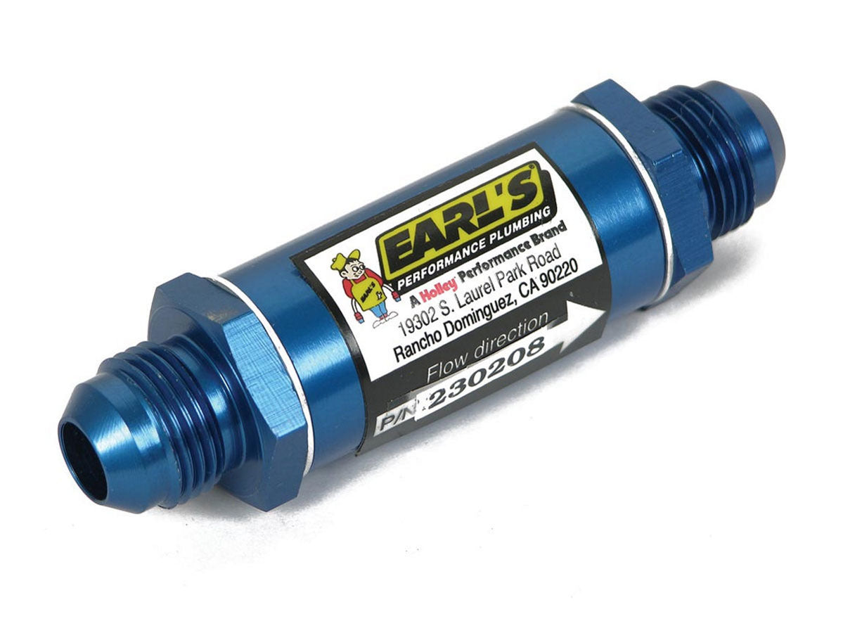 #8 Fuel Filter W/Screen Fuel Filters and Components Earl's Performance
