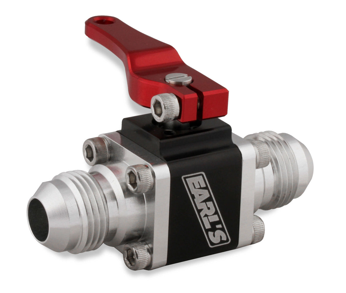 8an Male to Male Ultra Pro Ball Valve Shut Off Valves Earl's Performance