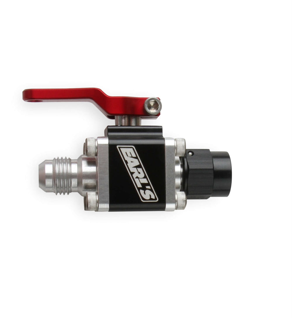 6an Male to Female Ball Valve Ultrapro Shut Off Valves Earl's Performance