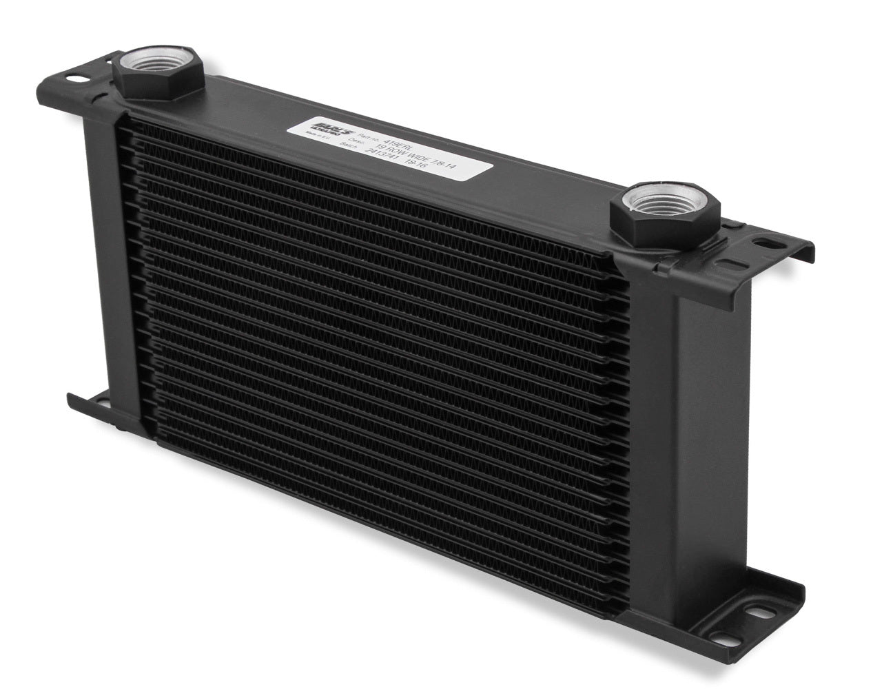 19-Row Ulta-Pro Wide Oil Cooler - Black Fluid Coolers Earl's Performance