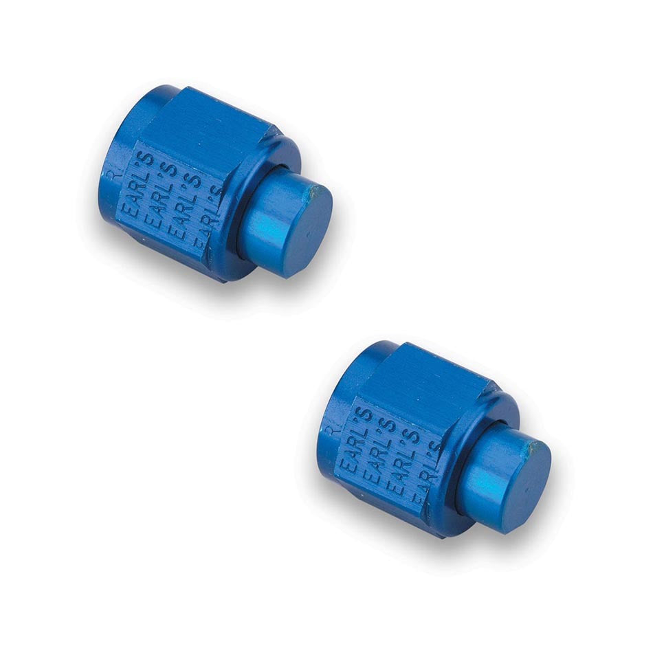 #6 Caps (2 Per Pack) Cap and Plug Fittings Earl's Performance