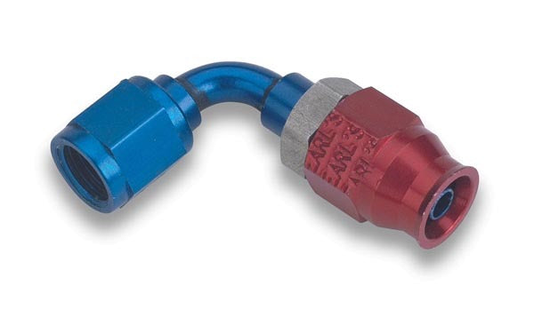 #6 Alum 90 Deg TFE Hose End