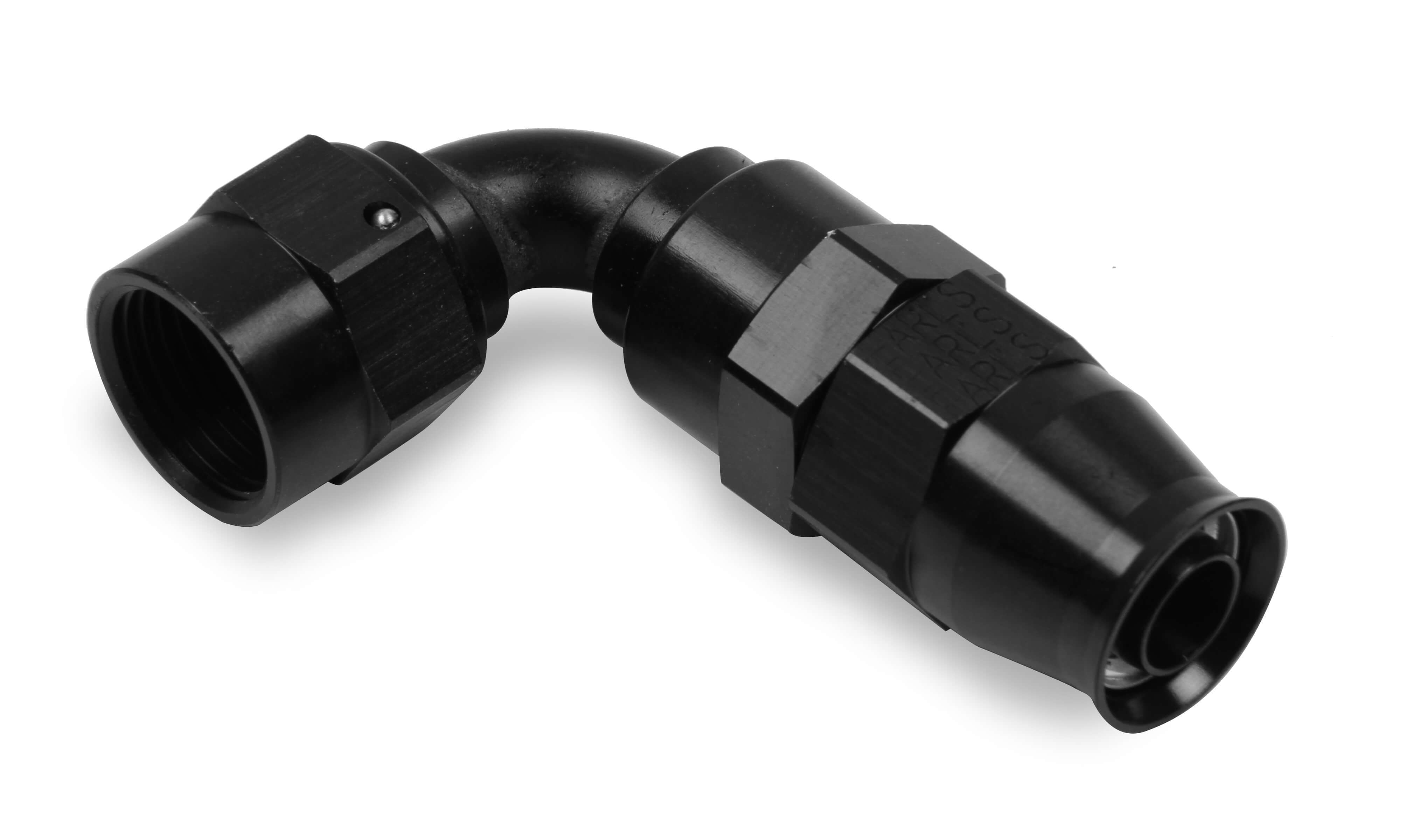 #6an UltraPro Twist-On Fitting 90 Deg. Black Hose Ends Earl's Performance