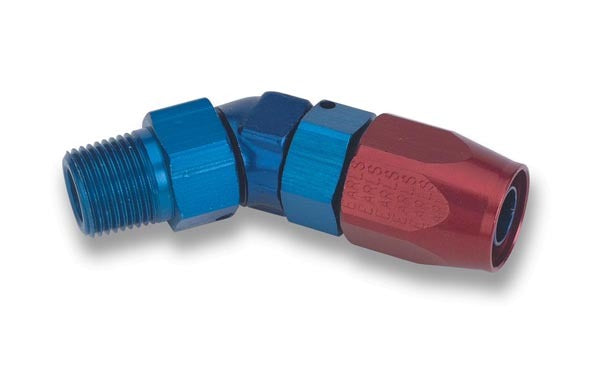 45 Deg.3/8 Npt > #6 Hose Hose Ends Earl's Performance