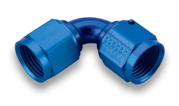 #16 Female to #16 Female 90 Deg Adapter AN-NPT Fittings and Components Earl's Performance