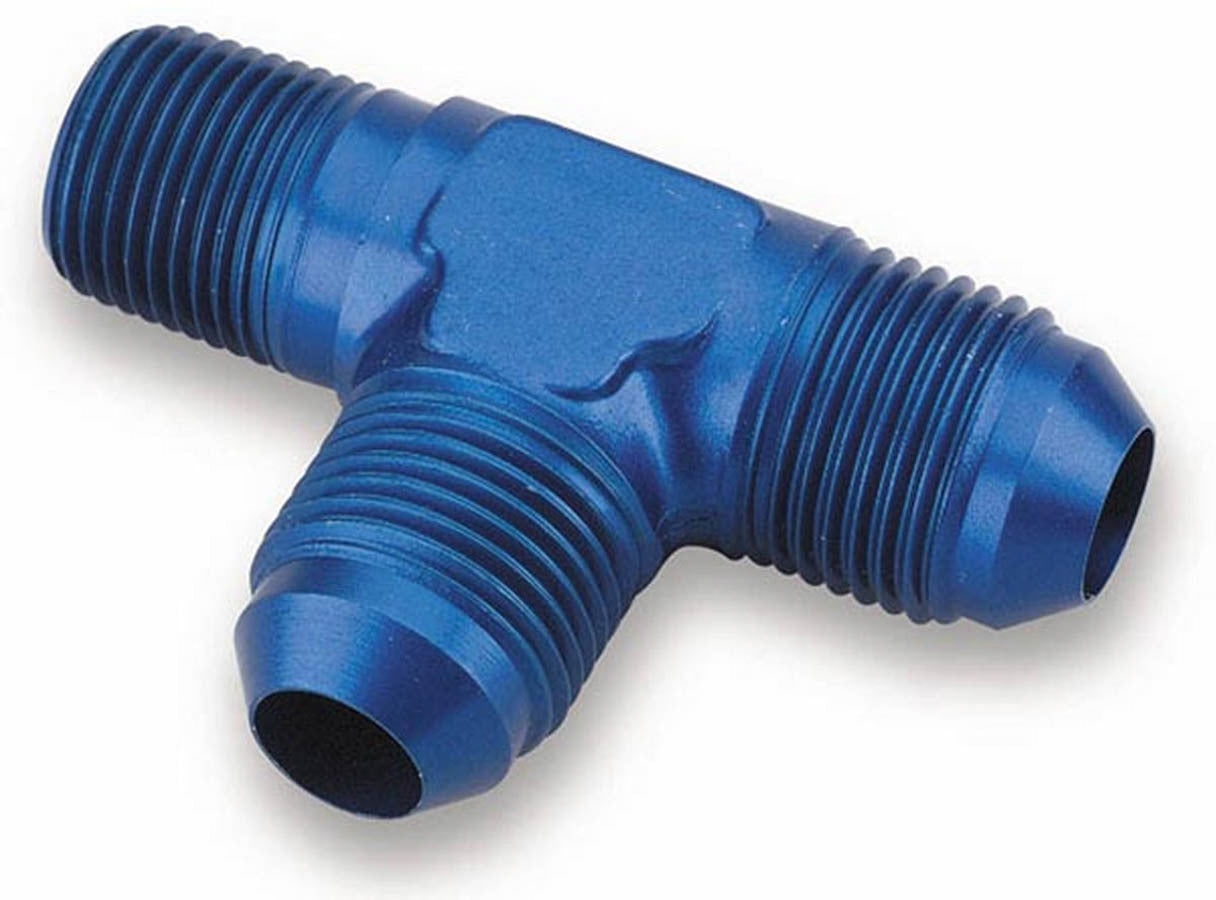 1/4-#6 Tee-Pipe On Run AN-NPT Fittings and Components Earl's Performance