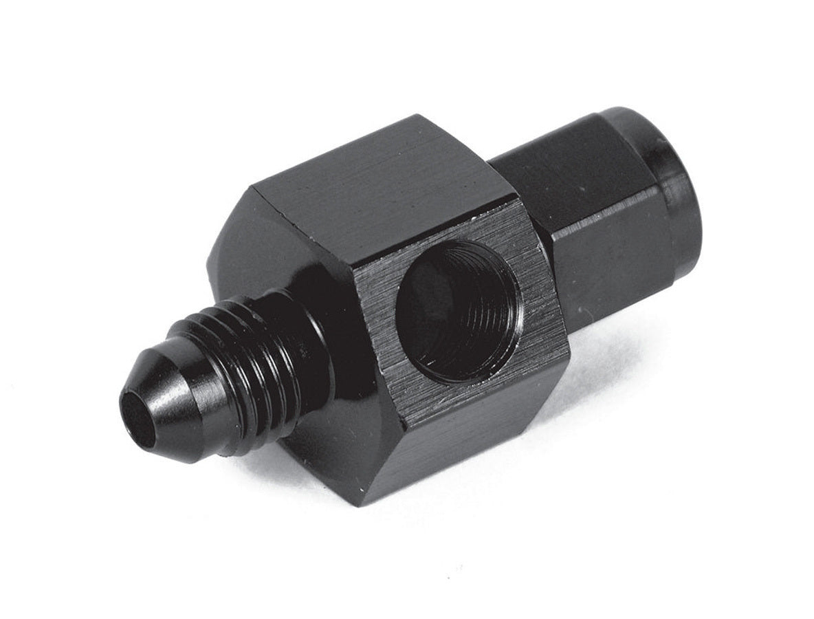 Gauge Adapter Fitting 4an Male to 4an Female AN-NPT Fittings and Components Earl's Performance