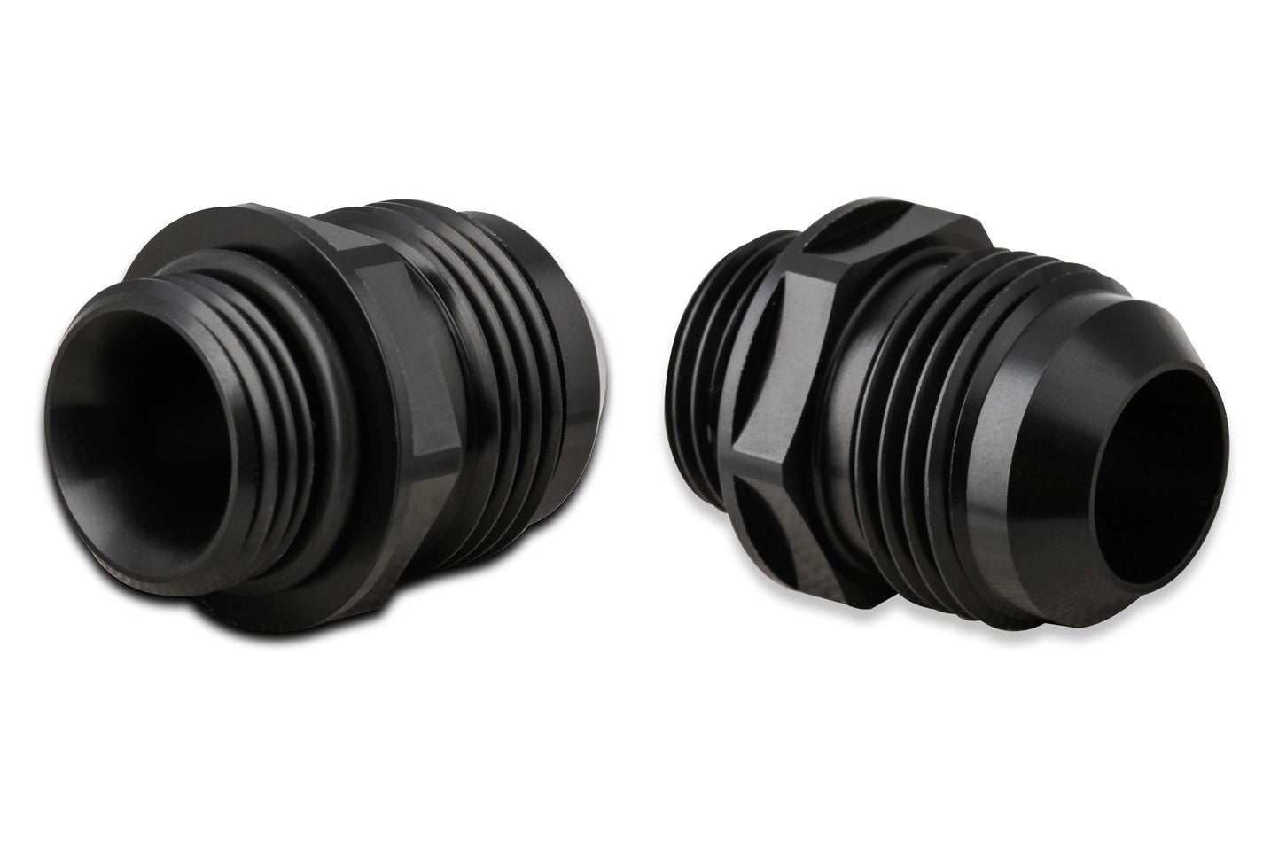 12an Oil Cooler Adapter 2pk - Black AN-NPT Fittings and Components Earl's Performance