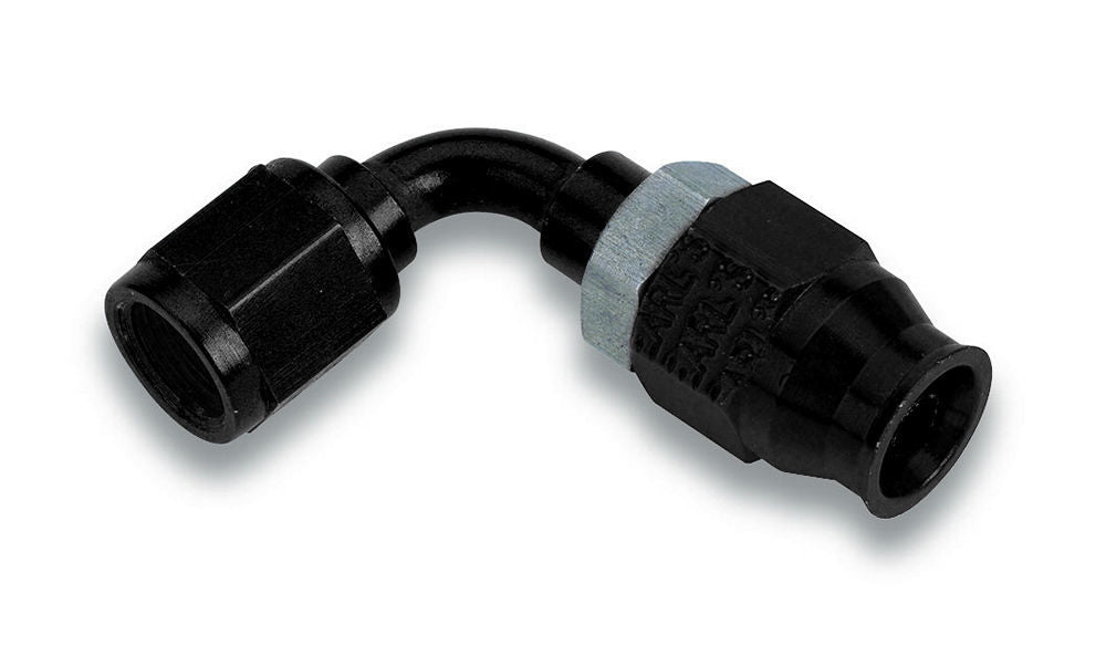 #4 90 Deg Alum TFE Hose End Ano-Tuff Hose Ends Earl's Performance