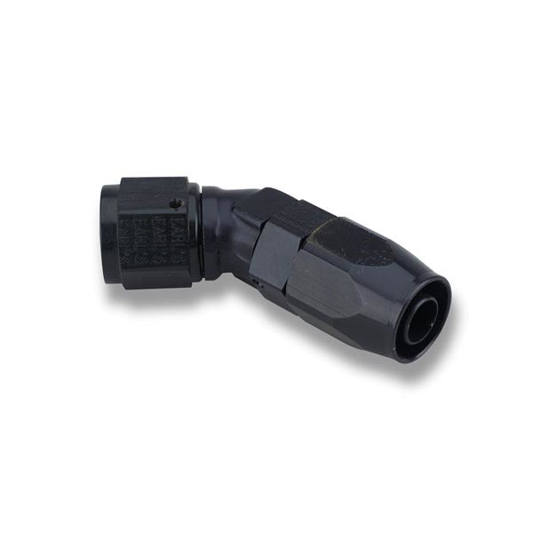 #12 45 Deg Ano-Tuff Hose End - Low Profile Hose Ends Earl's Performance