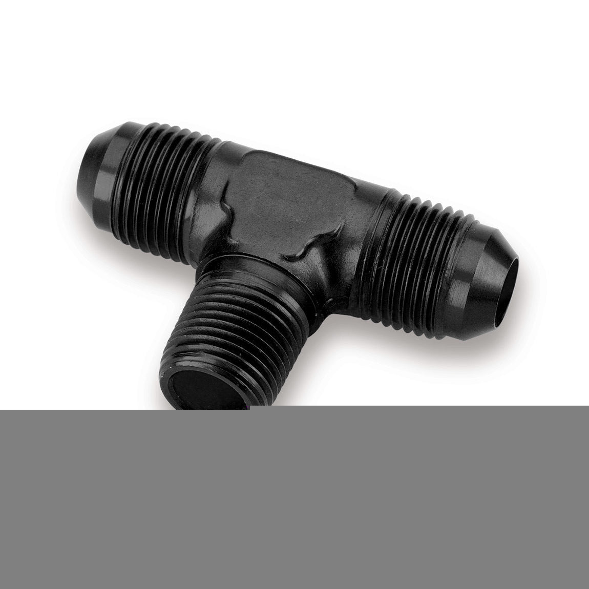 Adapter Fitting Tee NPT on Side 3an to 1/8 NPT AN-NPT Fittings and Components Earl's Performance
