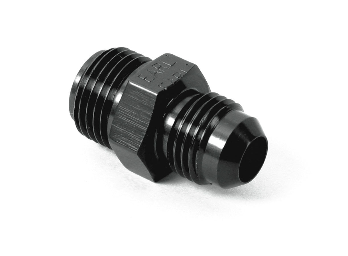 #6 > 5/8-18 Alm Power Steering Fitting Black AN-NPT Fittings and Components Earl's Performance