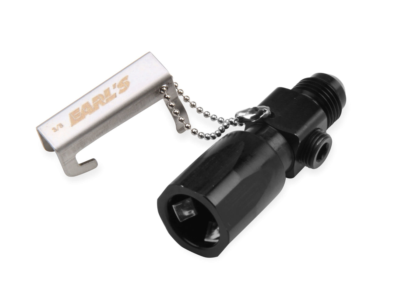 6an to 3/8 Quick Connect Fitting w/ 1/8 NPT Port Quick Disconnect Fittings Earl's Performance