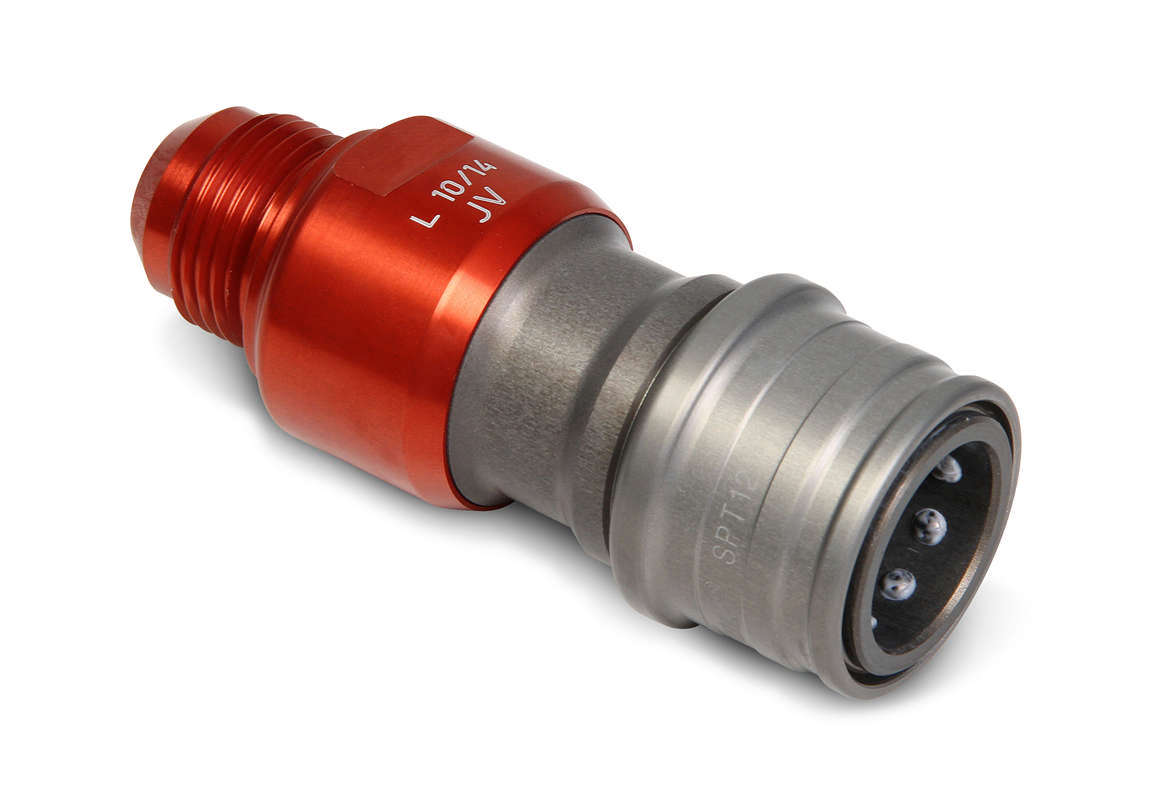 12an SPT Ball Socket Locking Dry Break Dry Break Valves Earl's Performance