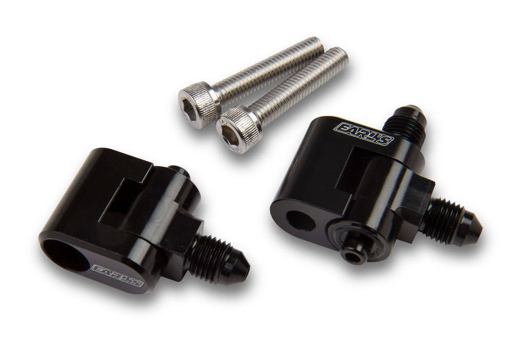 GM LS Steam Vent Adapter 2pk w/3an Male Fittings AN-NPT Fittings and Components Earl's Performance