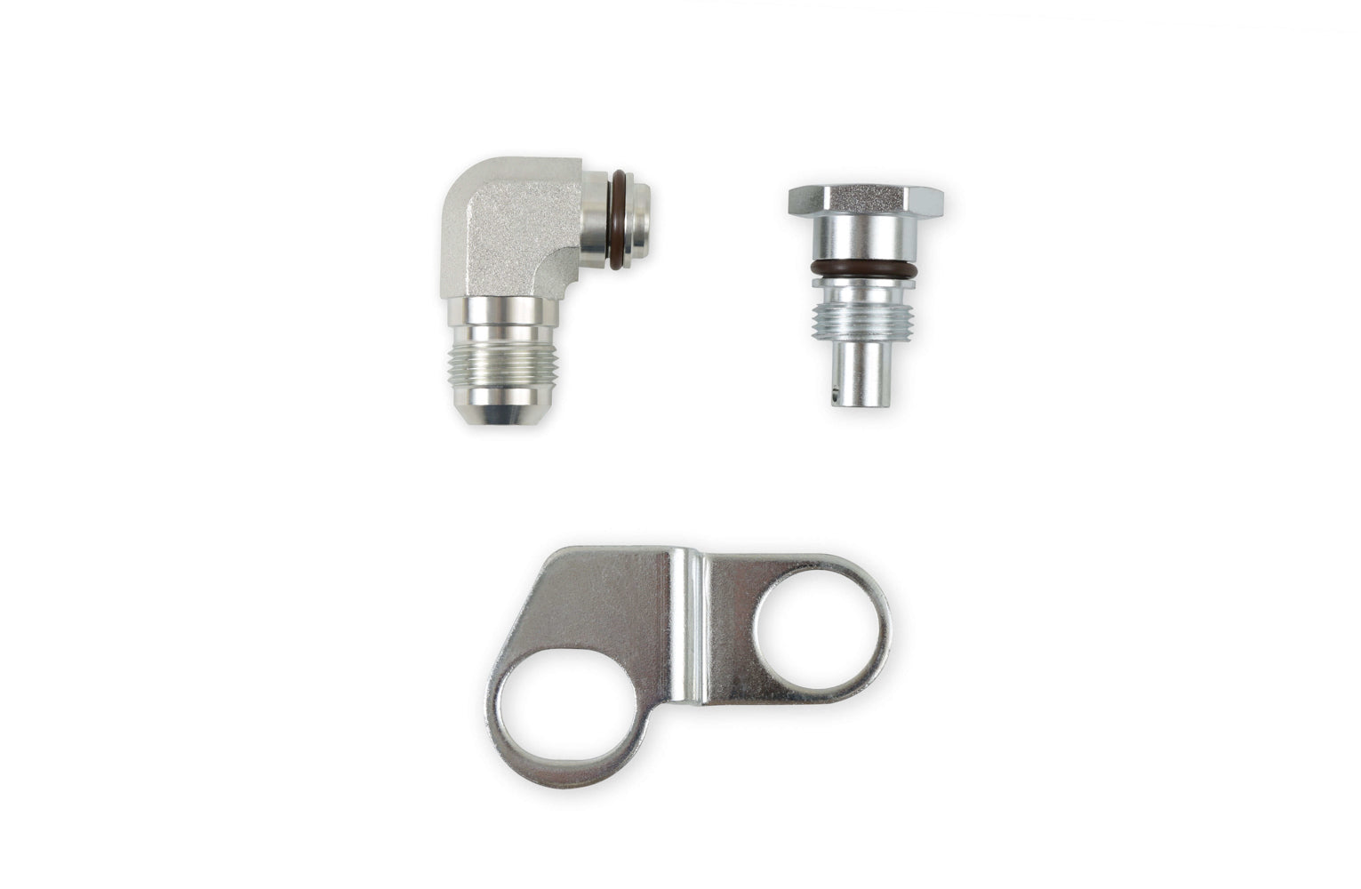 Steel Adapter Fitting - #10 Push-On Pwr Steering AN-NPT Fittings and Components Earl's Performance